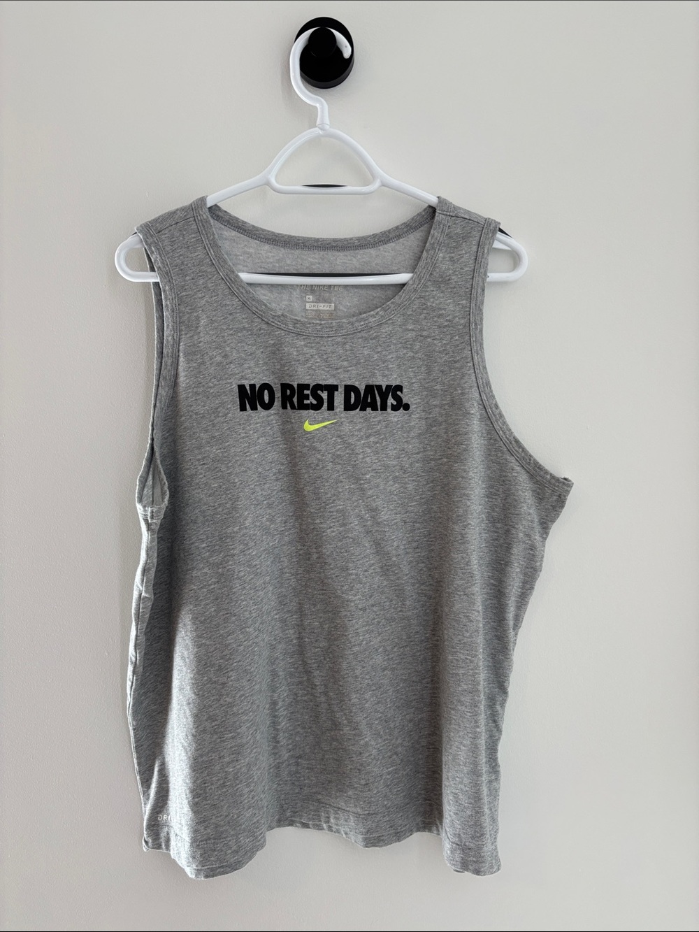 Nike Gray Dri-FIT Tank Top. Size XL.